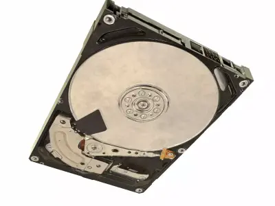Hard Disk Low Poly Low-poly 3D model
