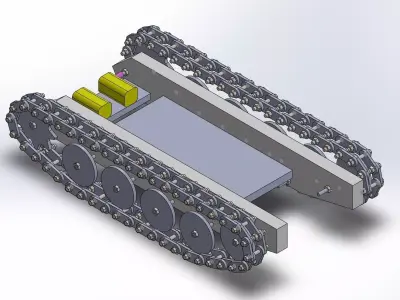 Fully Applicable Military Tank 3D model