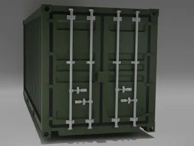Container 3D model