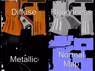 Vintage Wooden TV model pack Low-poly 3D model