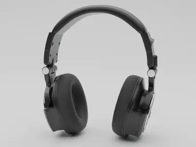 HeadPhone Low-poly 3D model