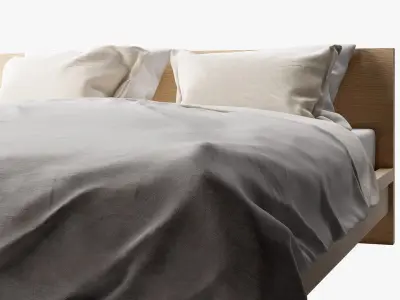 IKEA MALM bed 3D model