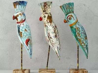 Decorative Mittus 2 3D model