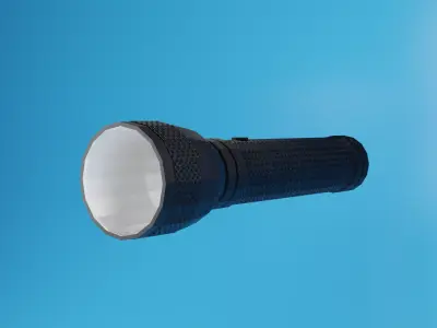 Flashlight Low-poly 3D model buy