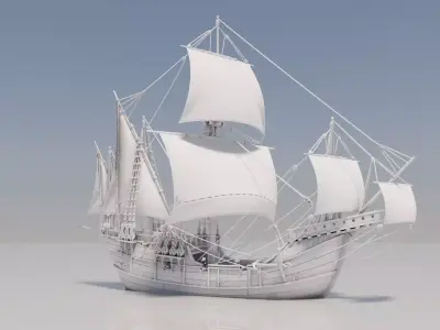 Carvell 3D Kitbash Model  3D model