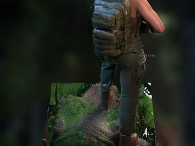 Zora - Jurassic Part Rebirth - Scarlett Johansson 3D print model