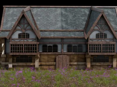 Medieval Low-poly 3D model