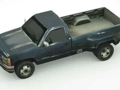 Chevrolet Silverado 1988 Low-poly 3D model