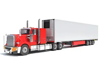 Refrigerator Truck 3D model