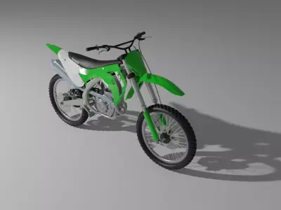 motorcycle kawasaki 3D model purchase