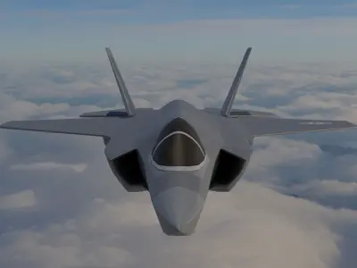 F35 5TH GEN FIGHTER 3D model
