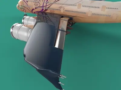 Airbus 380 3D model