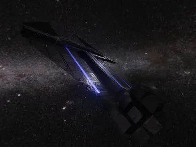 space craft Free 3D model