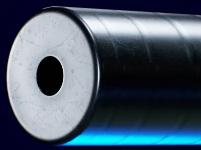 Otter Creek Labs Lithium 9 Suppressor Low-poly 3D model