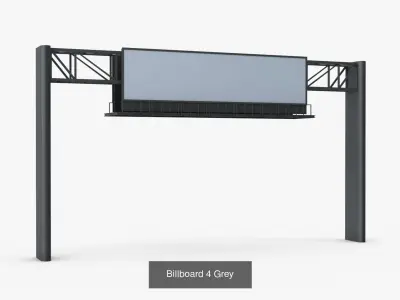Billboard 4 Collection 3D Model Pack