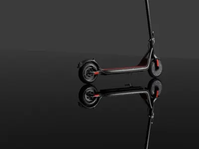 Electric Scooter 3D model 2