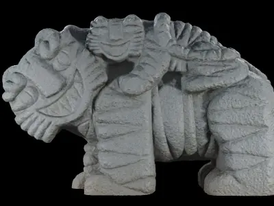 HaeTae Stone Statue 3D model