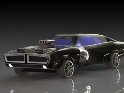 Dodge Charger Free 3D print model