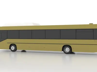 Mercedes-Benz O405 CNG Low Low-poly 3D model