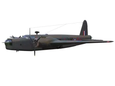 vickers wellington mk III 3D model