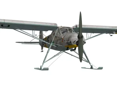fieseler fi 156 storch C-3 3D model purchase