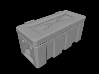 simple Box Free 3D model