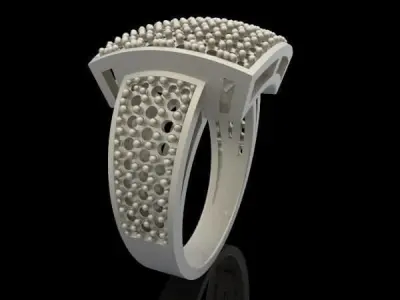 RING ALLURE ANTIQUE 15 3D print model