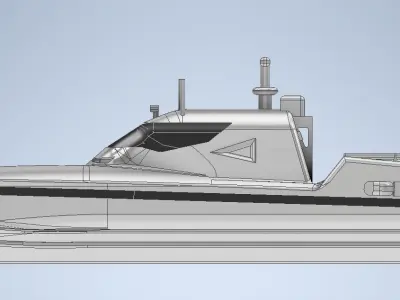 KAAN 19 Turkish coast guard 3D print model
