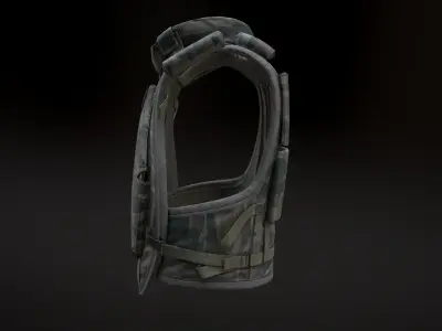 6B13  Assault Body Armor  Low-poly 3D model