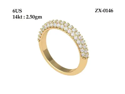 Wedding Ring  3D print model 189