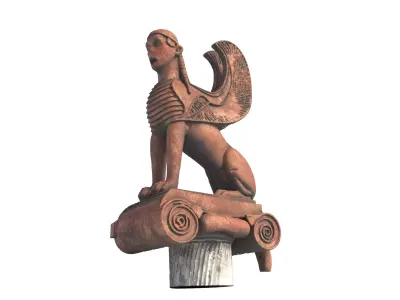 sphinx 5 Low-poly 3D model