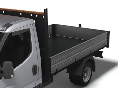 Iveco Daily Single Cab Tipper 2021 3D model