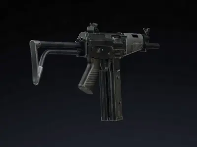 FAMAE SAF Low Poly Low-poly 3D model