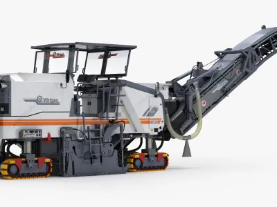 Asphalt Milling Machine 3D model