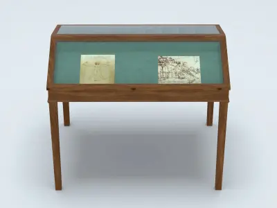 Exhibition case 2 3D model
