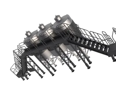 Steel Wine Tanks 3D model purchase