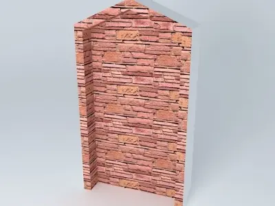 Front column CR. Free 3D model