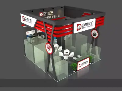 Exhibition - Area -6X6-3DMAX2012-014 3D model