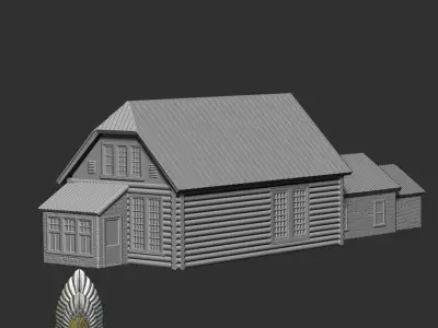 N Scale Train Canadian Pacific House 3d digital download 3D print model