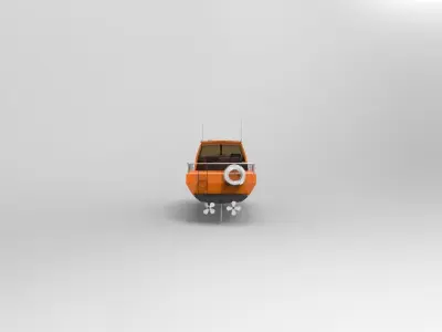 Pilot boat b 3D model