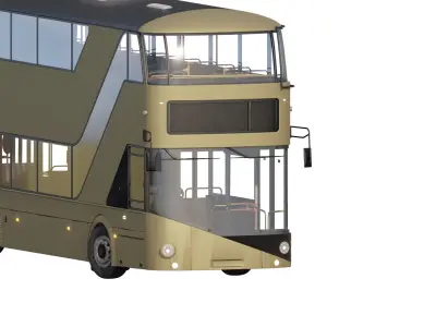 DOUBLE DECKER GENERIC BUS 3D model