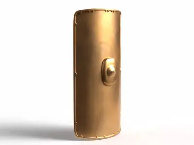 Game-Ready Medieval Shield 3D model