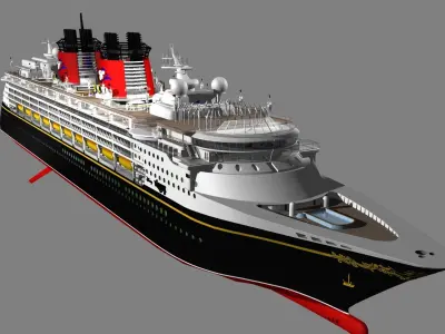 Disney Cruise Ship-Wonder 3D model