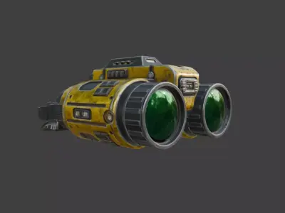 Binocular Sentinel Low-poly 3D model