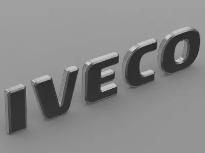 iveco logo 3D model