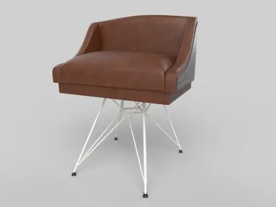 bar chair 3D model get