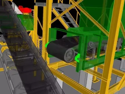 lay out refractory brick extruder Free 3D model