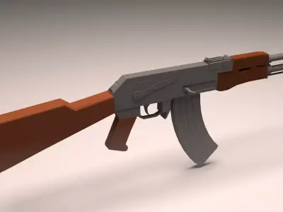 Ak 47 3D model shop