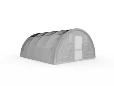 Military Tent 03 3D model