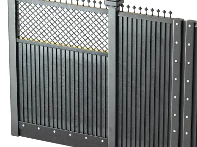 Fence Design 3D model purchase